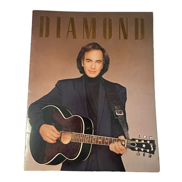 NEIL DIAMOND 1988-1989 Tour Concert Program Souvenir Picture Album Book - Picture 1 of 3